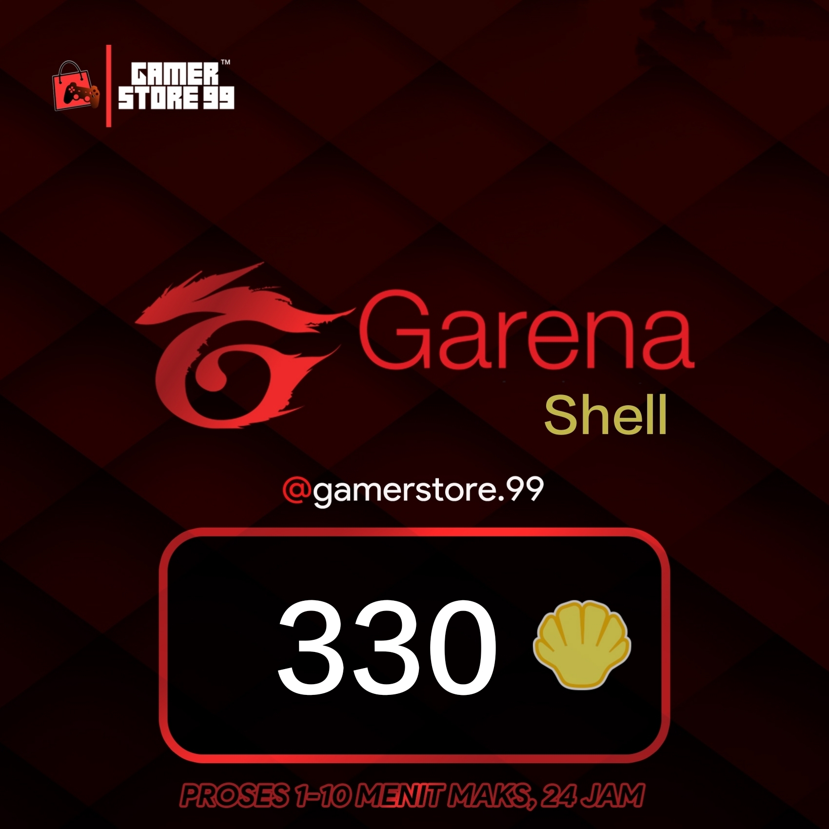 Jual 330 Shells Garena Shell Gamer Store 99 | VCGamers