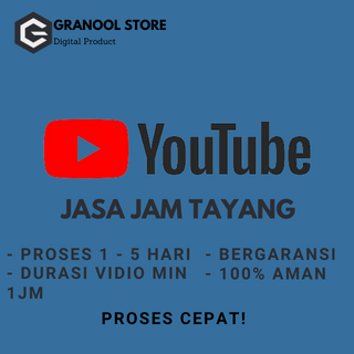 Jual 2000 JAM TAYANG YouTube Granool Store | VCGamers
