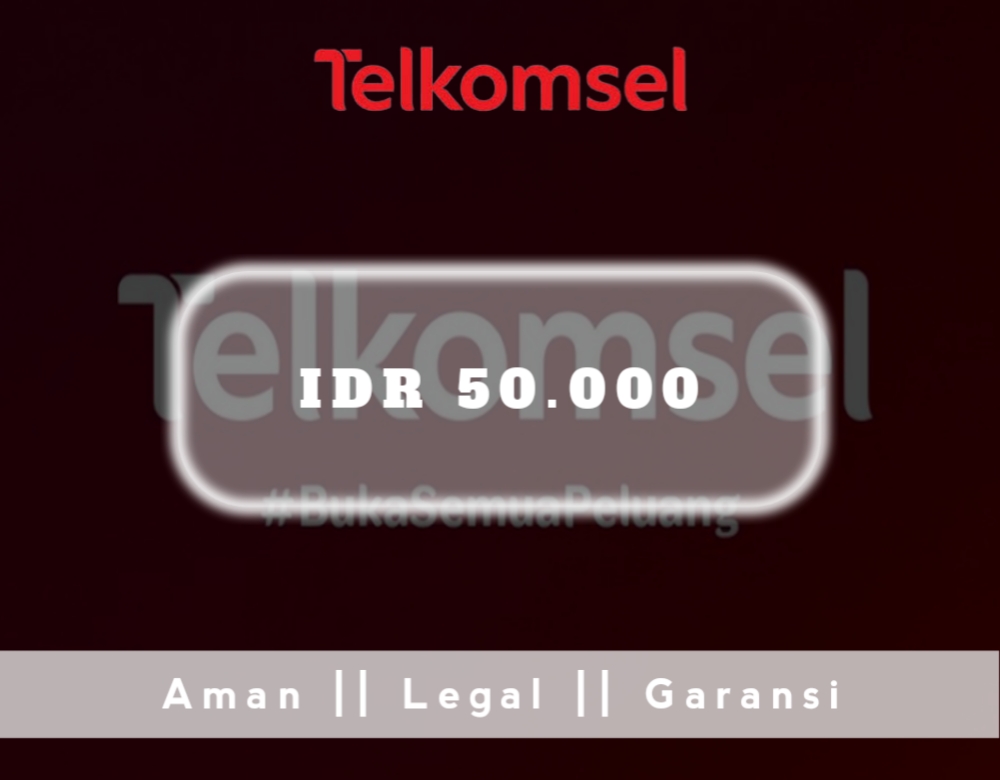 Jual Pulsa Reguler 50.000 Telkomsel Favor Market | VCGamers