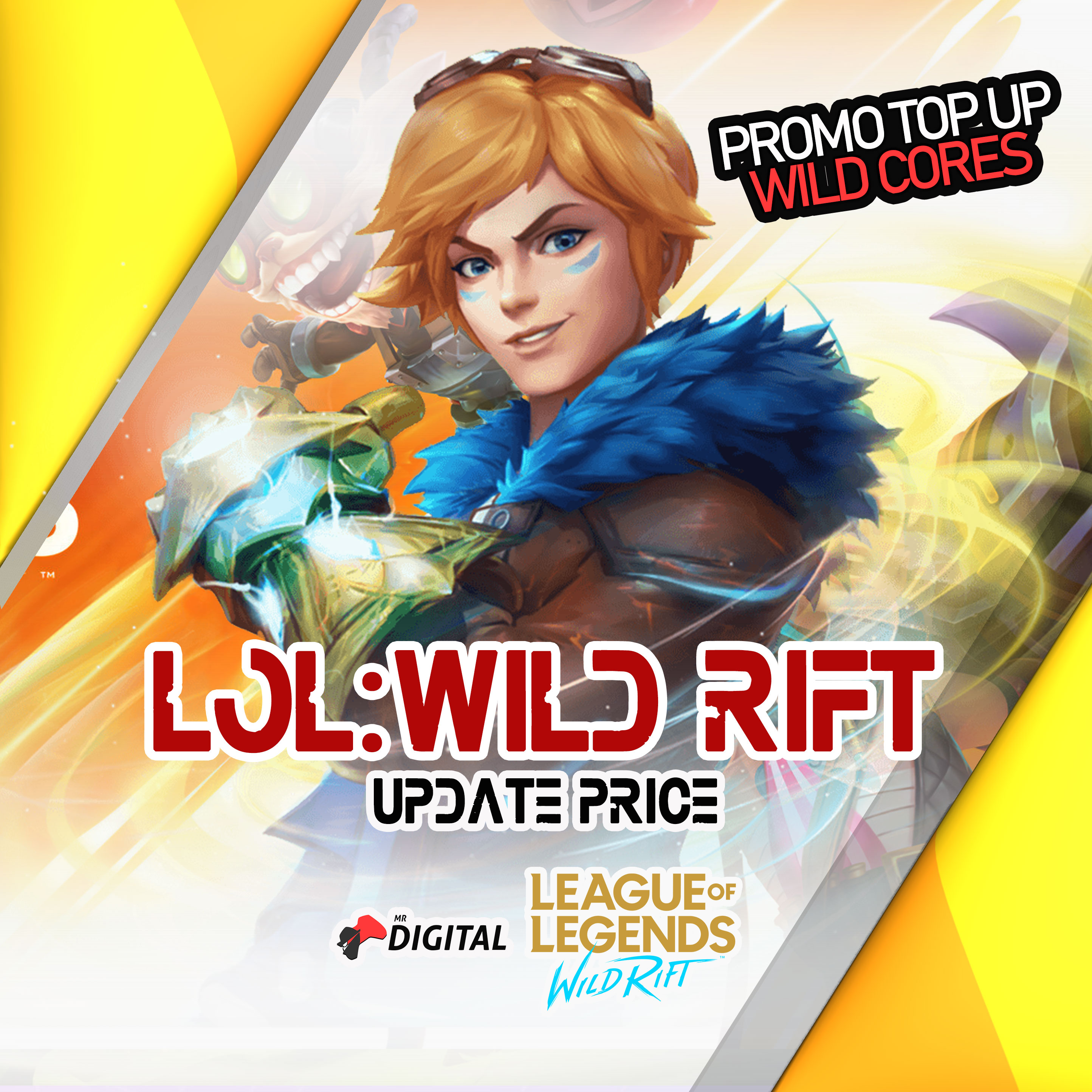 Jual 625 Wild Cores League of Legends Wild Rift | VCGamers