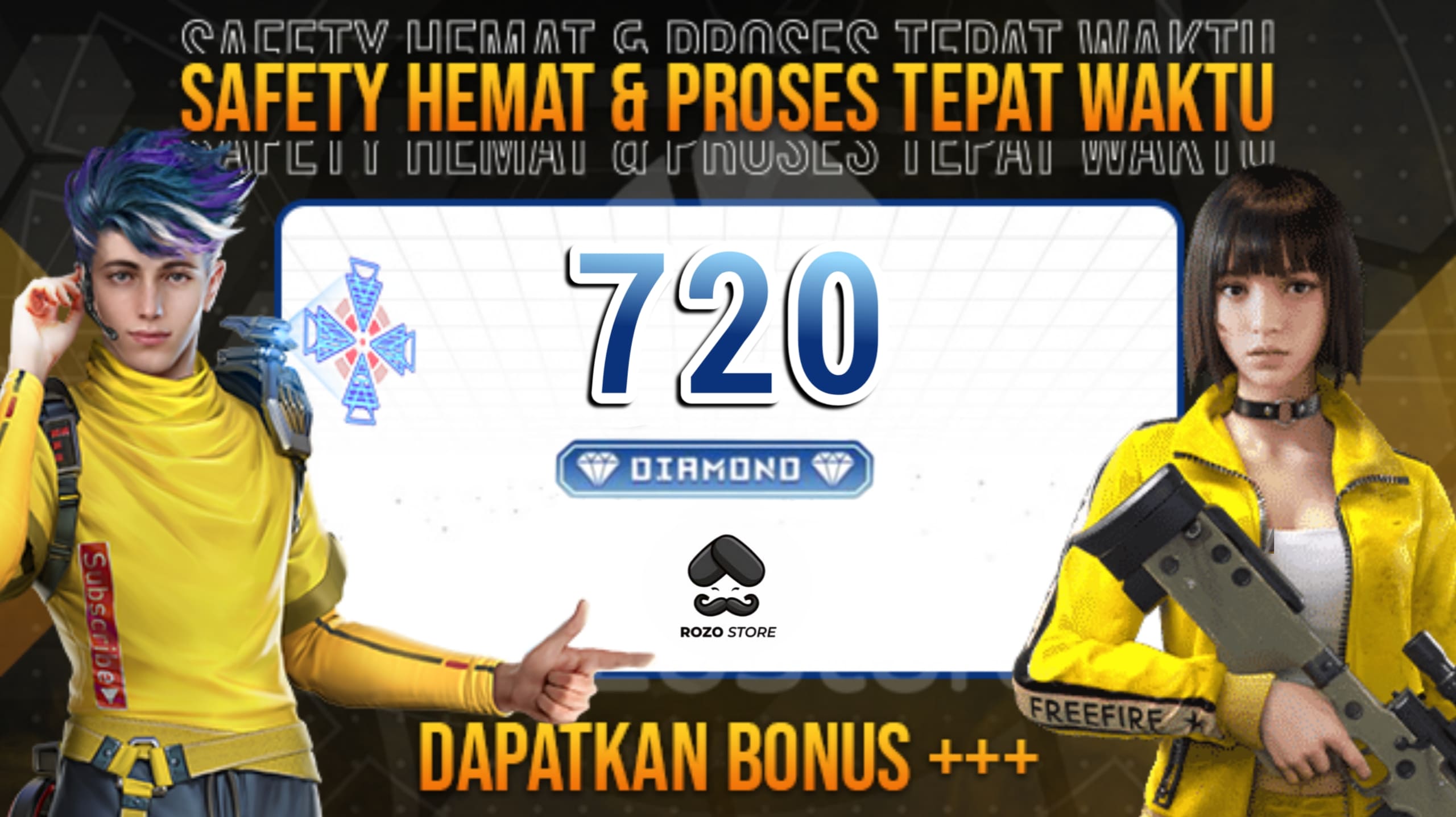 Jual 720 Diamonds Free Fire RozoStore | VCGamers