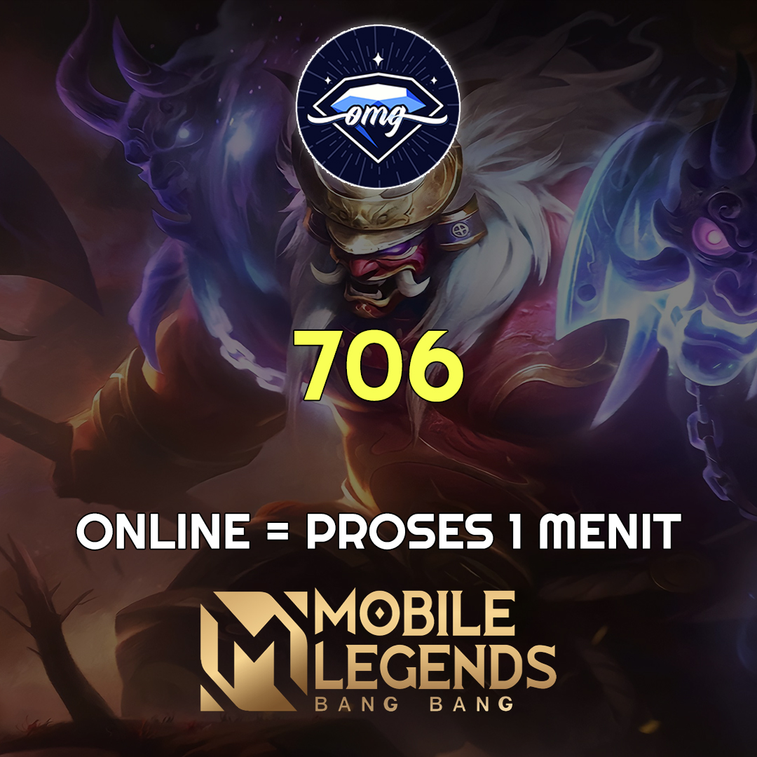 Jual 706 Diamonds Mobile Legends omagadtopup | VCGamers