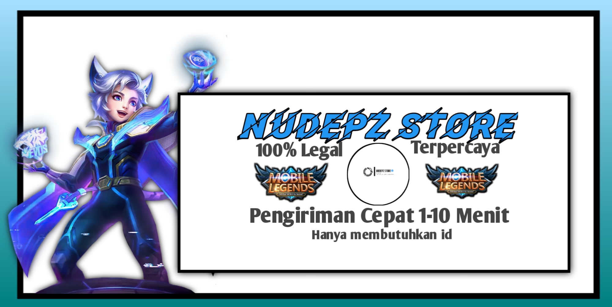 Jual 1050 Diamonds Mobile Legends Nudepz Store | VCGamers