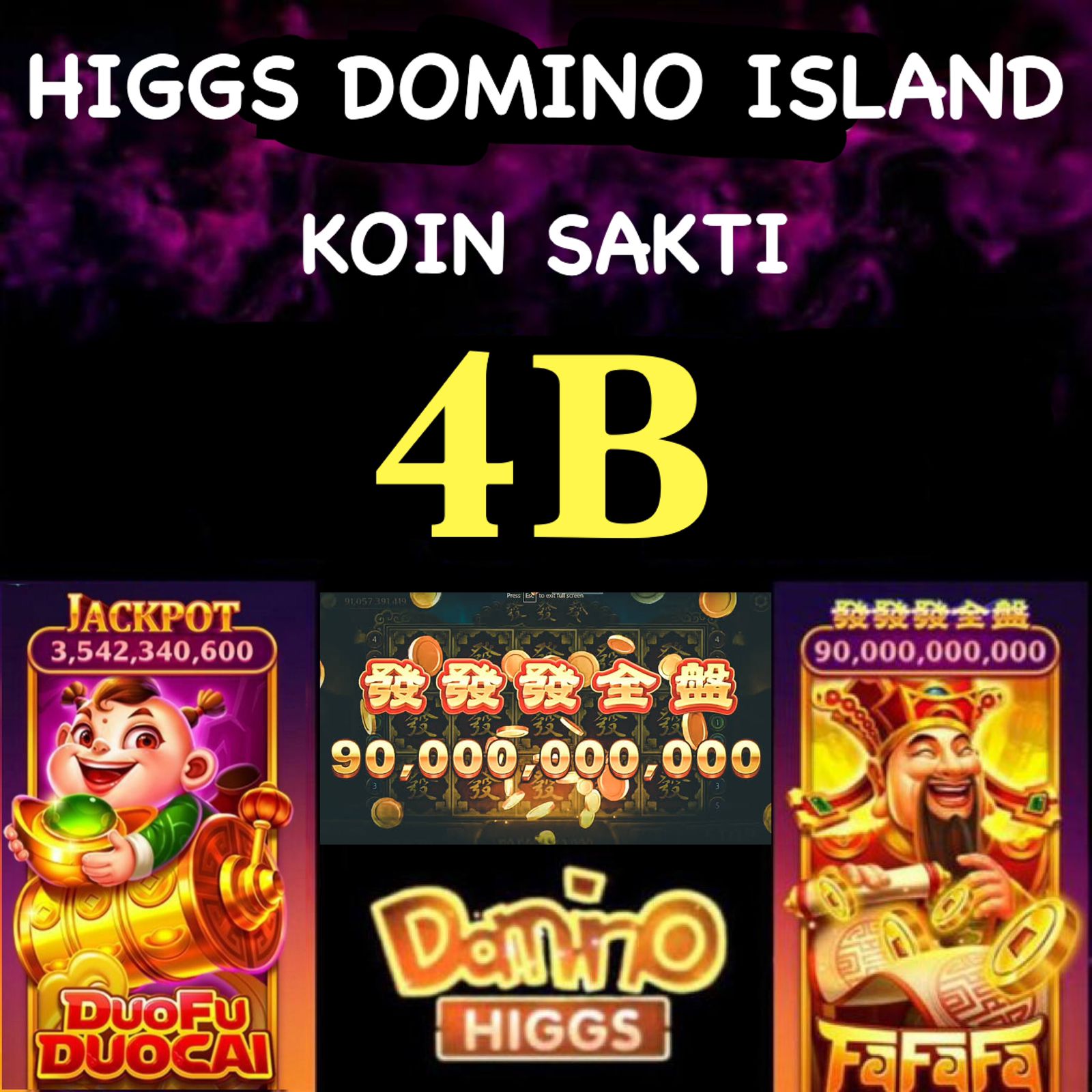 Jual 4B Koin Emas-D Higgs Games Island KICK GamingStore | VCGamers