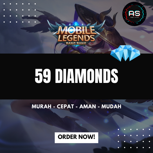 Jual 59 Diamonds Mobile Legends Arief Store Indonesia | VCGamers