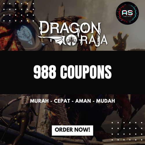 Jual 988 Coupons Dragon Raja Arief Store Indonesia | VCGamers