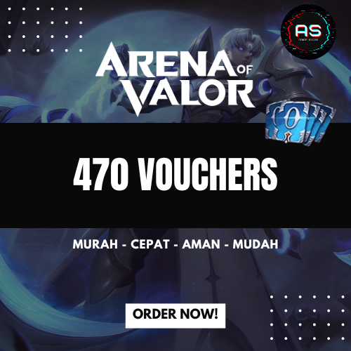 Jual 470 Vouchers Arena of Valor Arief Store Indonesia | VCGamers