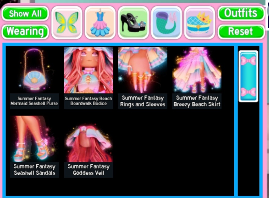 Jual Summer Fantasy Set - Royale High Roblox Lycan_Store | VCGamers