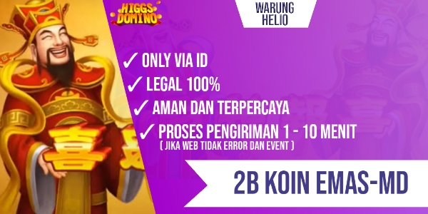 Jual 2B Koin Emas MD Higgs Games Island Warung helio | VCGamers