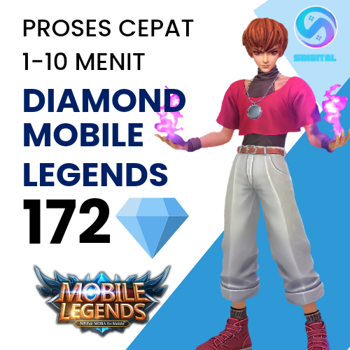 Jual 172 Diamonds Mobile Legends SDigital | VCGamers