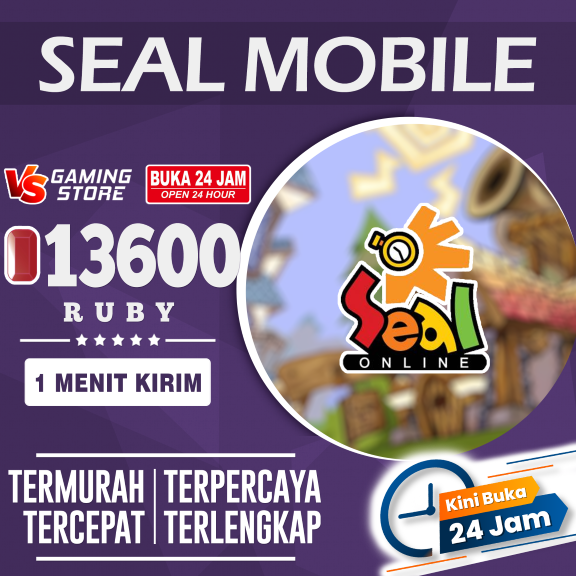 Jual 13600 Ruby Seal M Sea Koin Topup | VCGamers