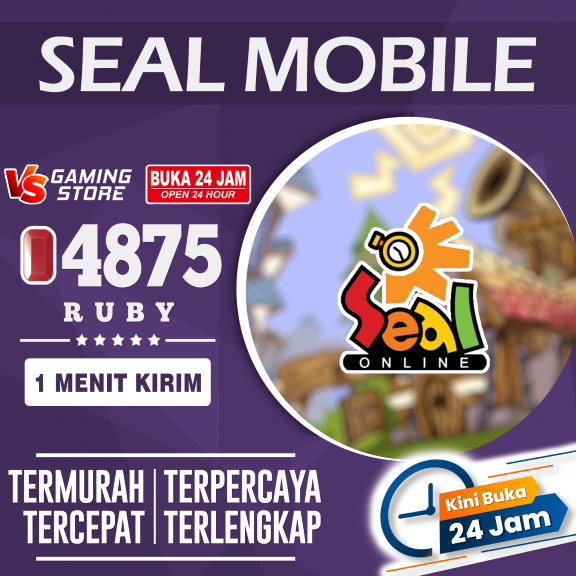 Jual 4875 Ruby Seal M Sea Koin Topup | VCGamers