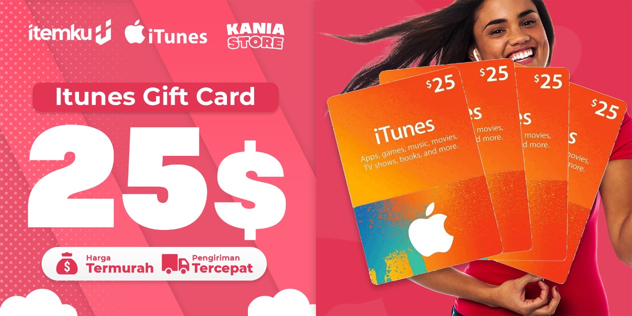 Jual USD 25 iTunes gamekamu | VCGamers