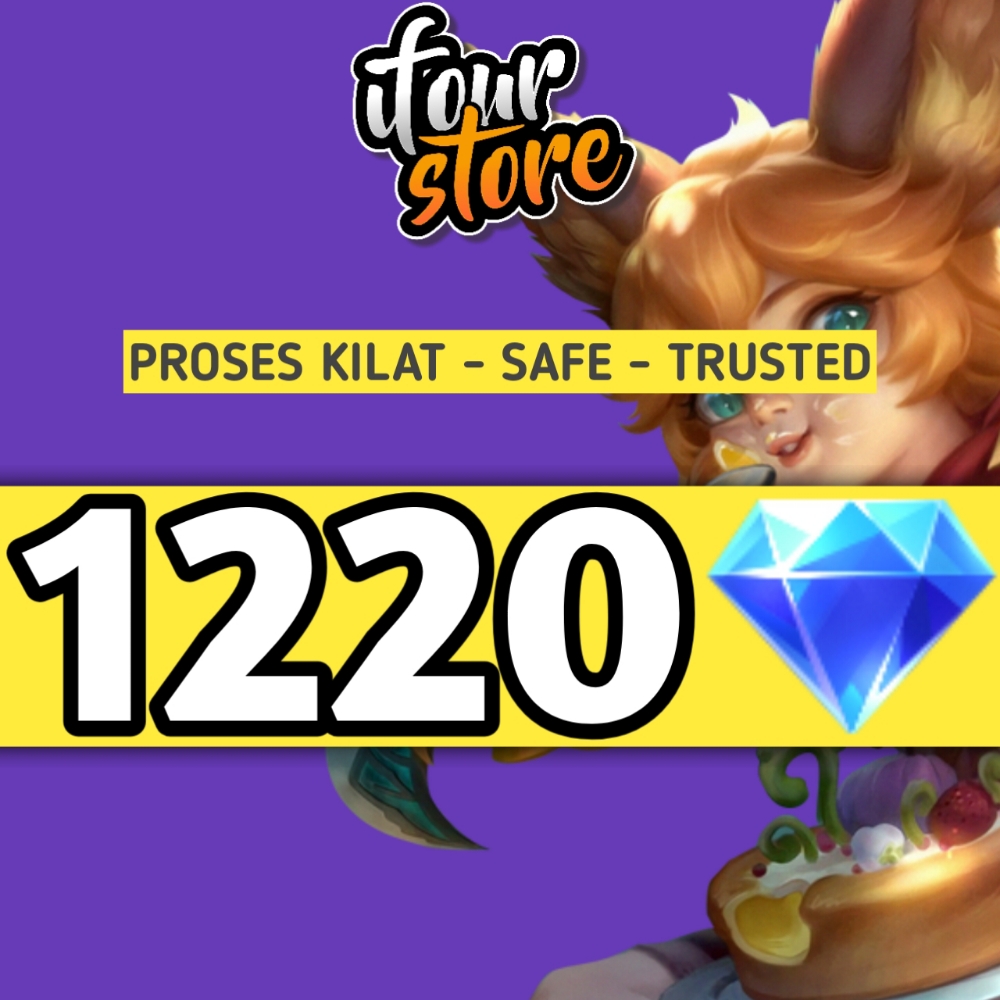 Jual 1220 Diamonds Mobile Legends ifourstore | VCGamers