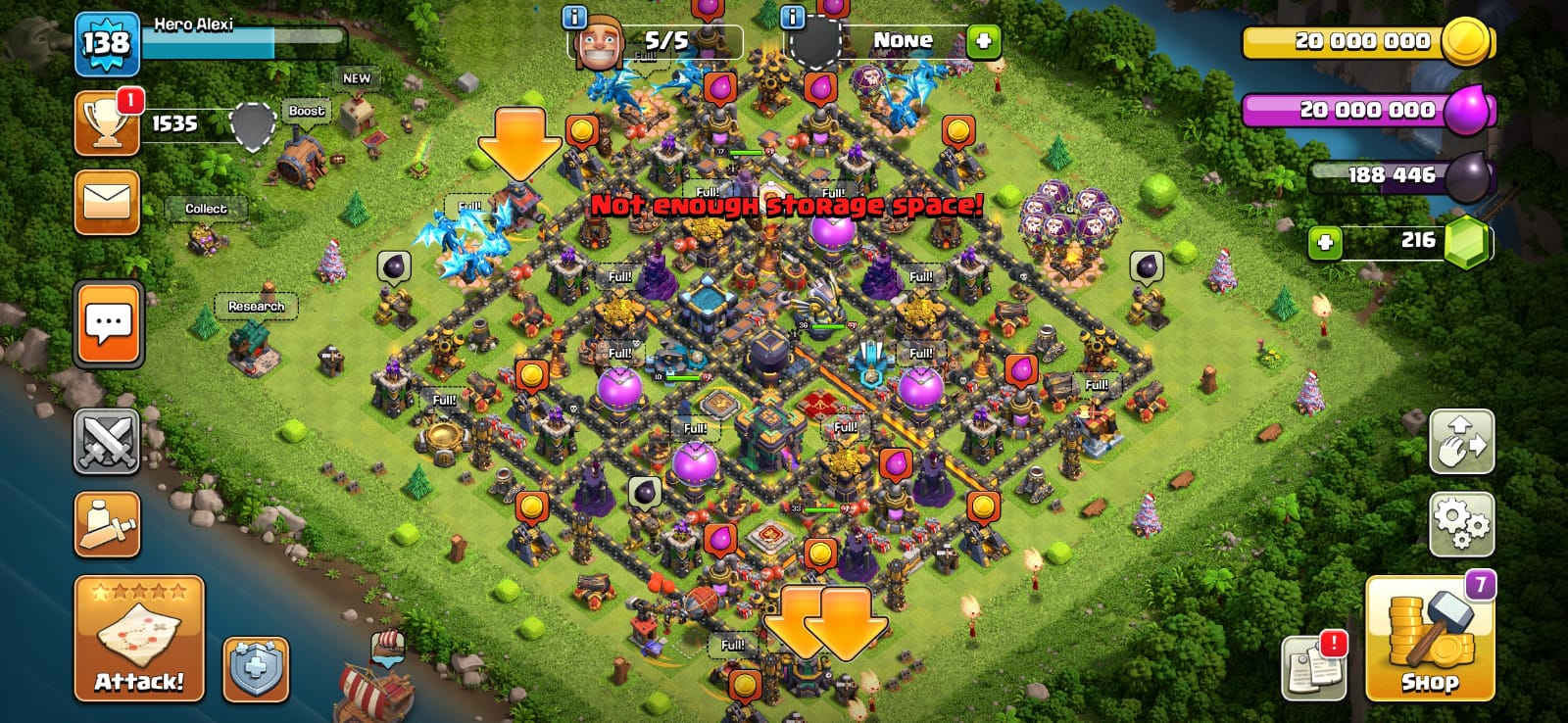 Jual Akun COC Clash of Clans RAstore1601 | VCGamers