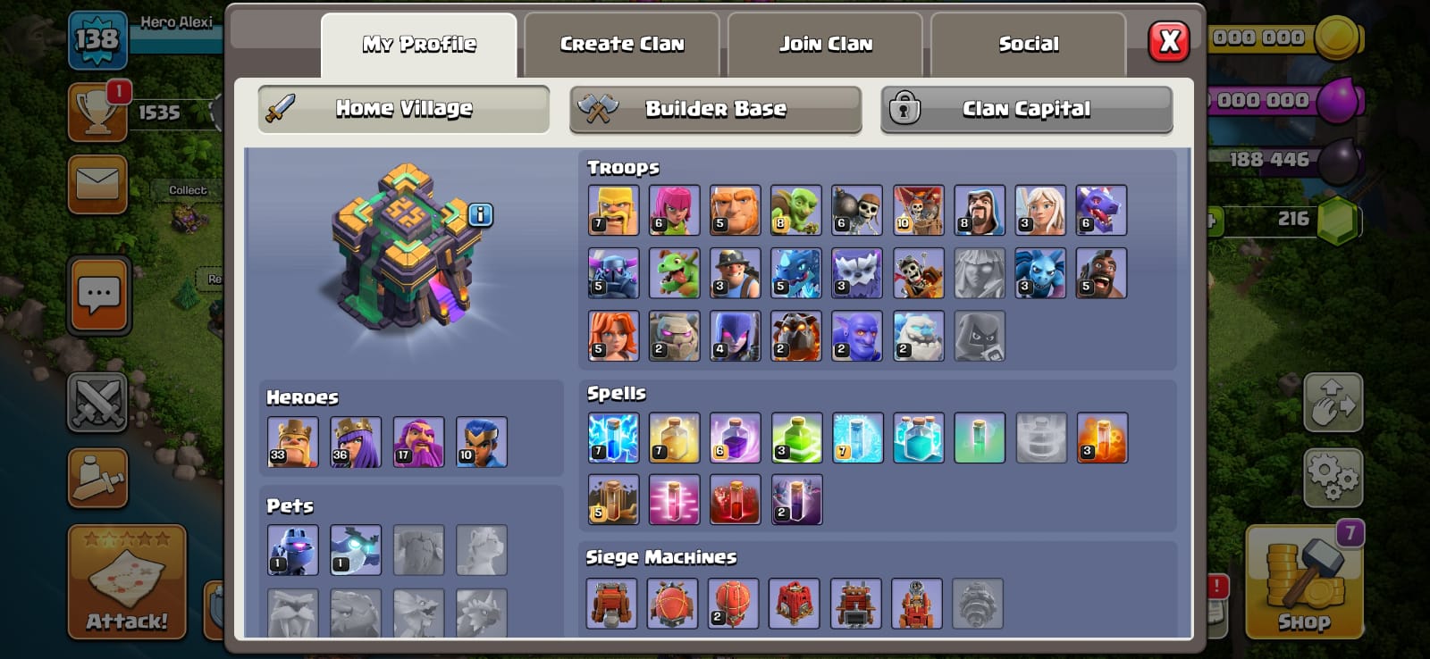 Jual Akun COC Clash of Clans RAstore1601 | VCGamers