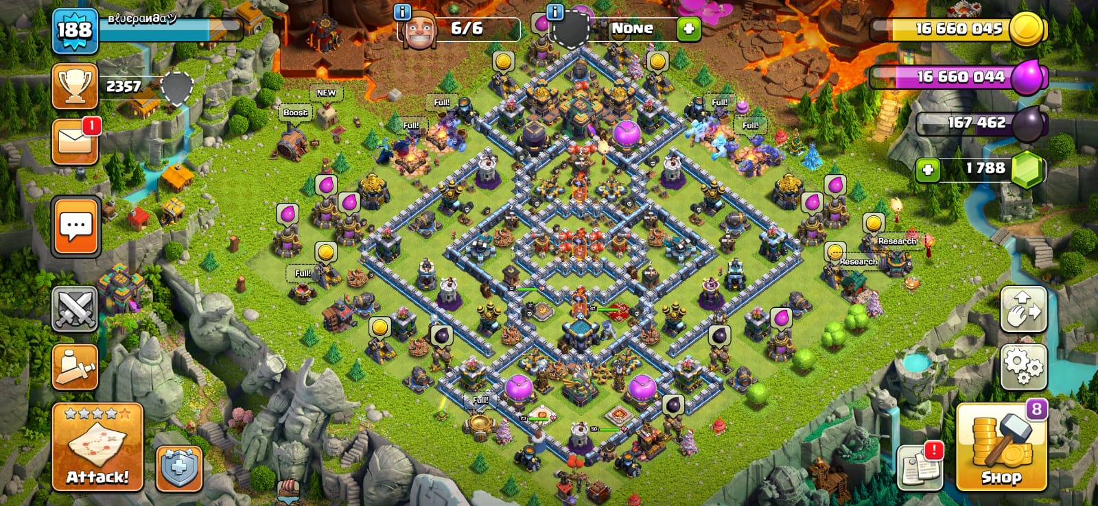 Jual Akun COC Clash of Clans RAstore1601 | VCGamers