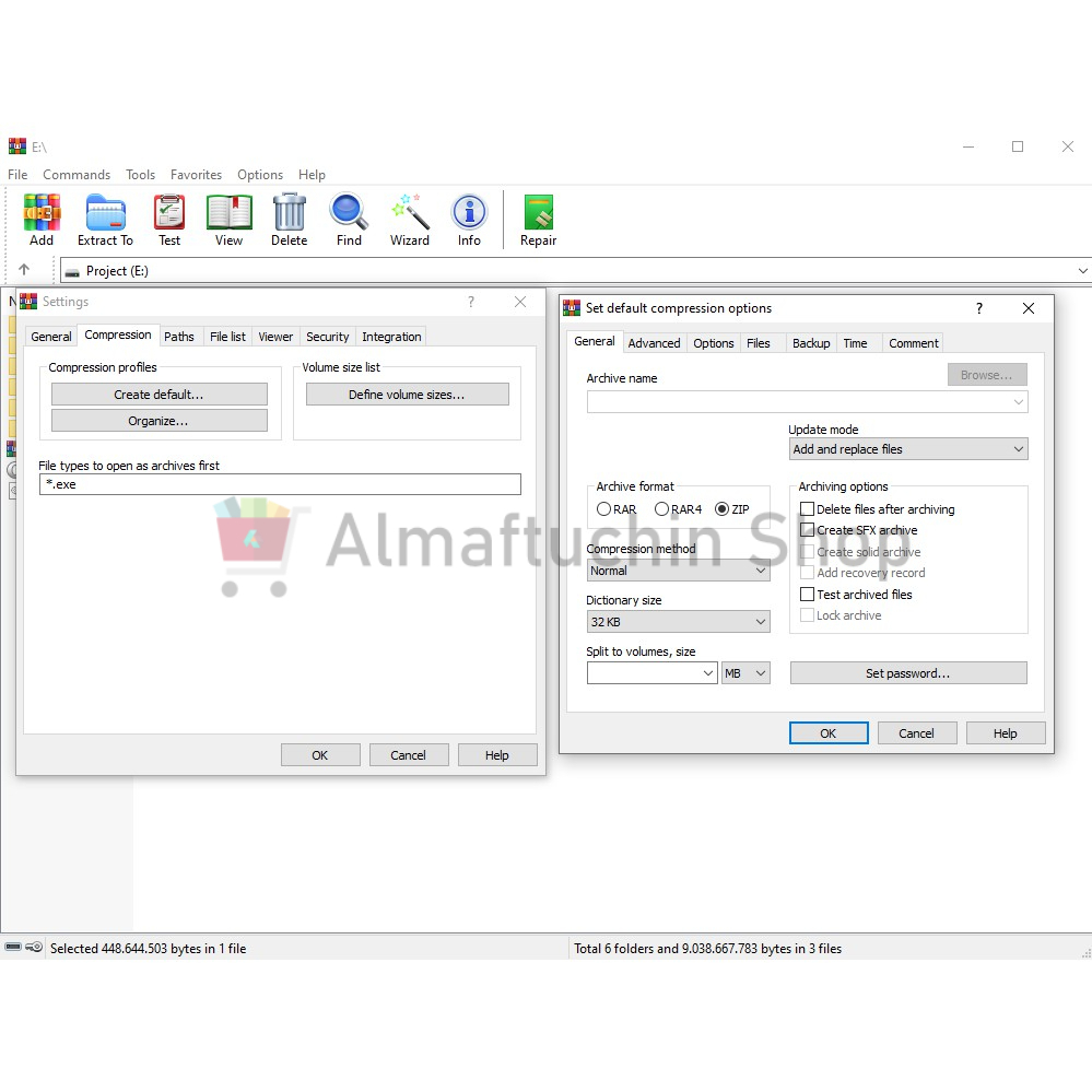 Jual WinRAR Terbaru 32bit &amp; 64bit Lifetime Windows Almaftuchin Shop Official | VCGamers