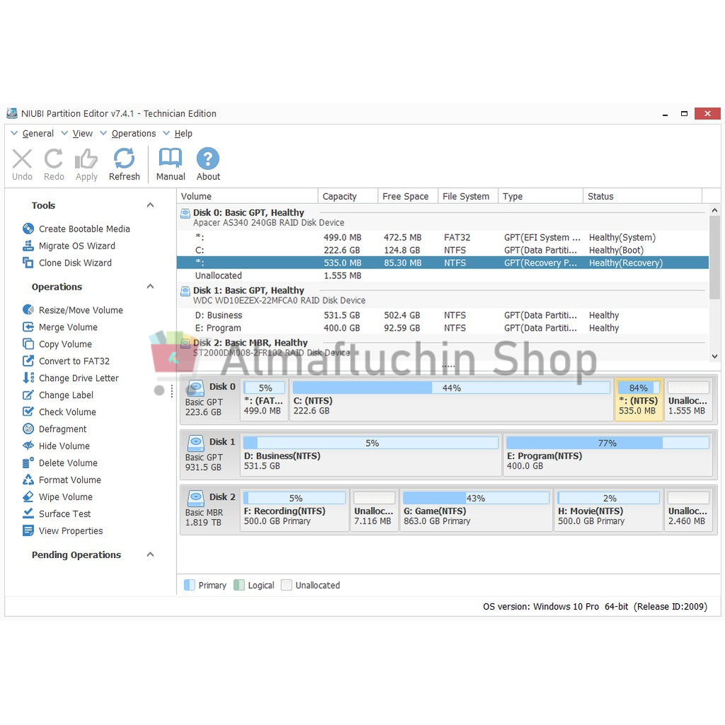 Jual Niubi Partition Editor Technician Windows Almaftuchin Shop Official | VCGamers