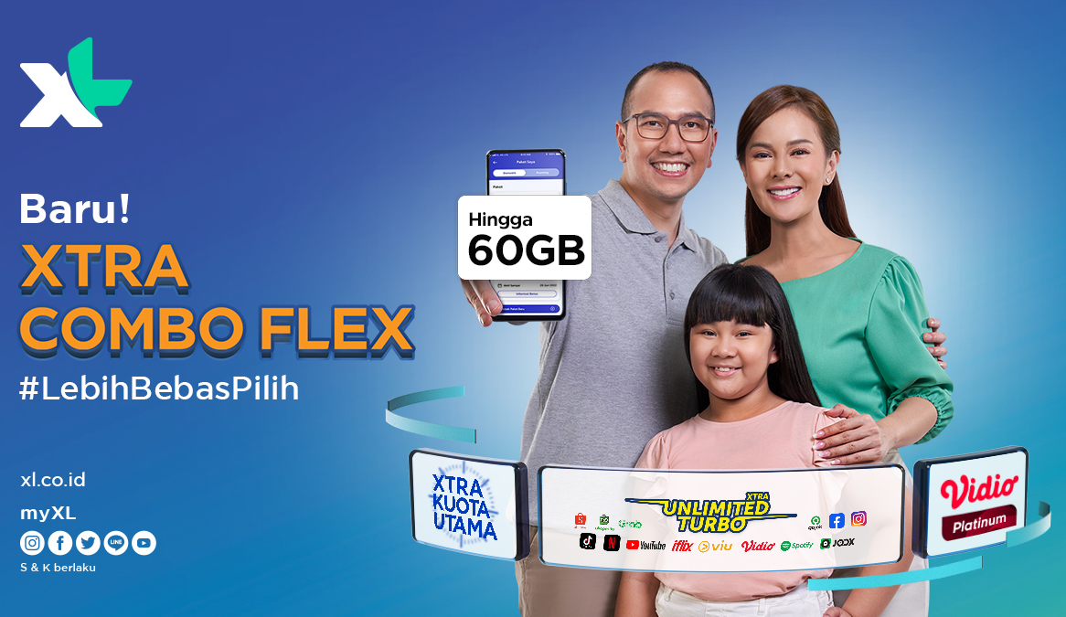 Jual Xtra Combo Flex XXL XL Axiata CYBER NUKE | VCGamers