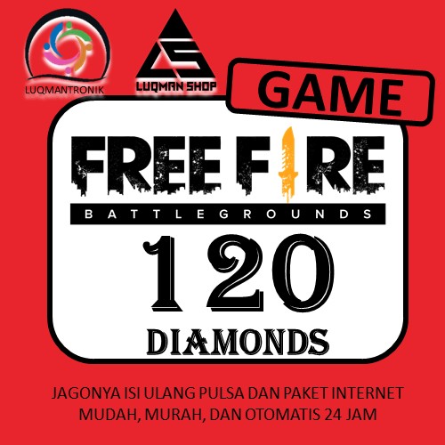 Jual 120 Diamonds Free Fire LUQMANSHOP | VCGamers