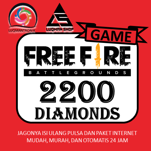 Jual 2200 Diamonds Free Fire LUQMANSHOP | VCGamers