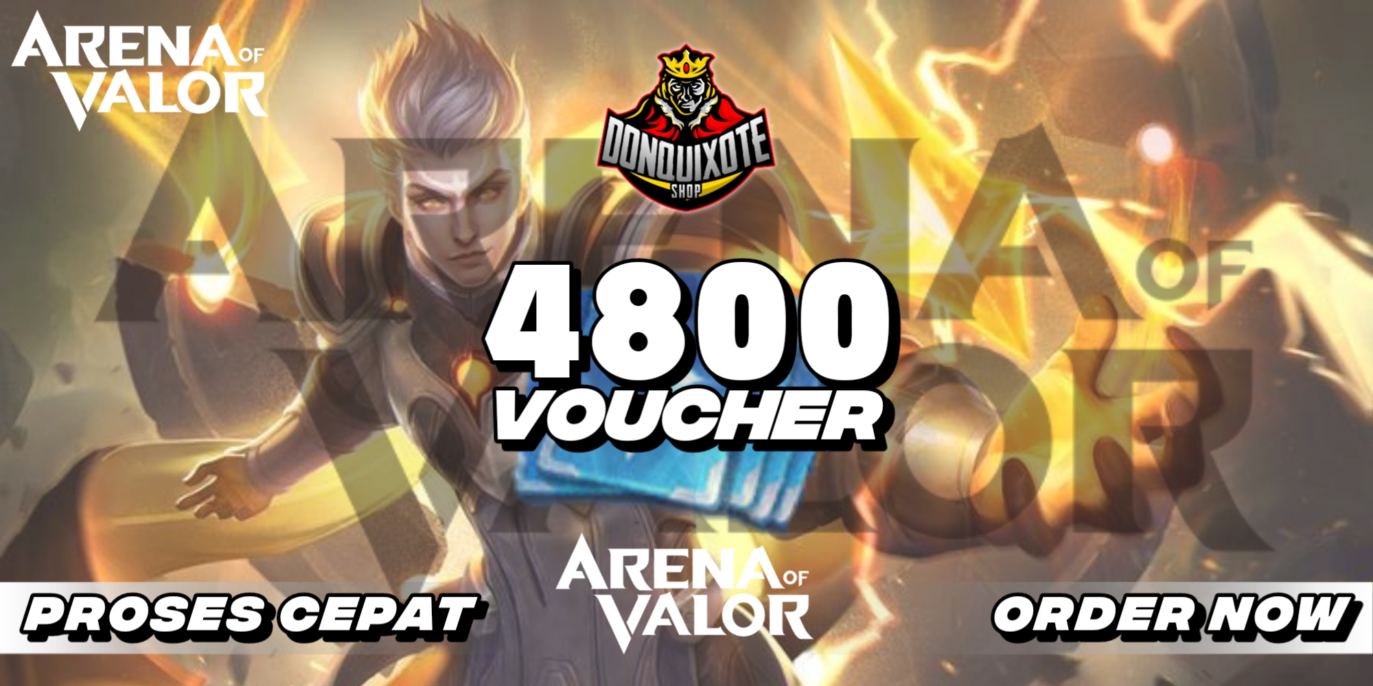 Jual 4800 Vouchers Arena of Valor Donquixoteshop | VCGamers