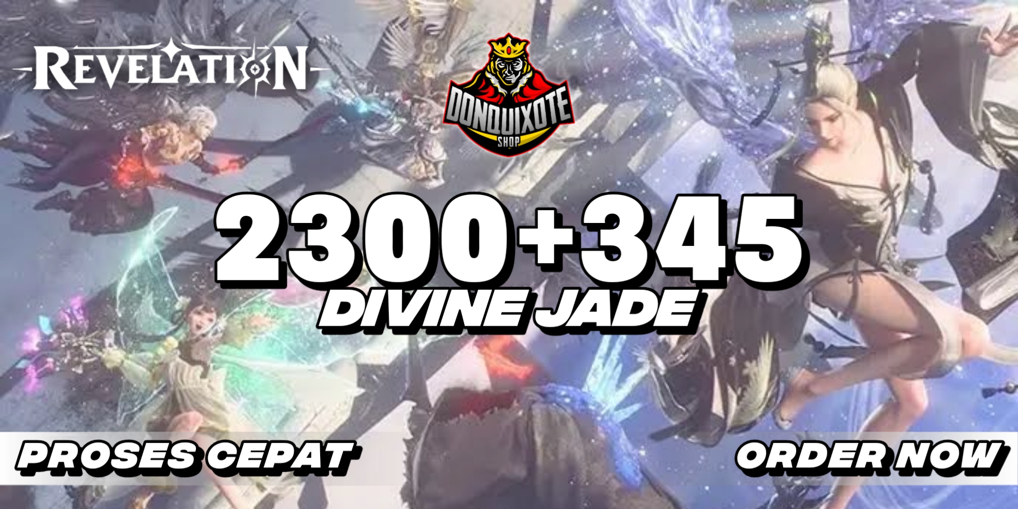 Jual 2300 + 345  Divine Jade Revelation Mobile Donquixoteshop | VCGamers