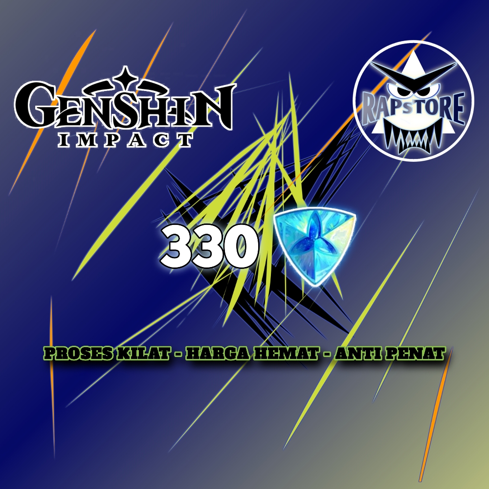 Jual 300 GC + Bonus - Genshin Genshin Impact Rapstore | VCGamers