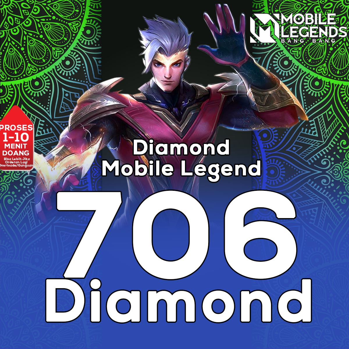 Jual 706 Diamonds Mobile Legends 212 SHOPE | VCGamers