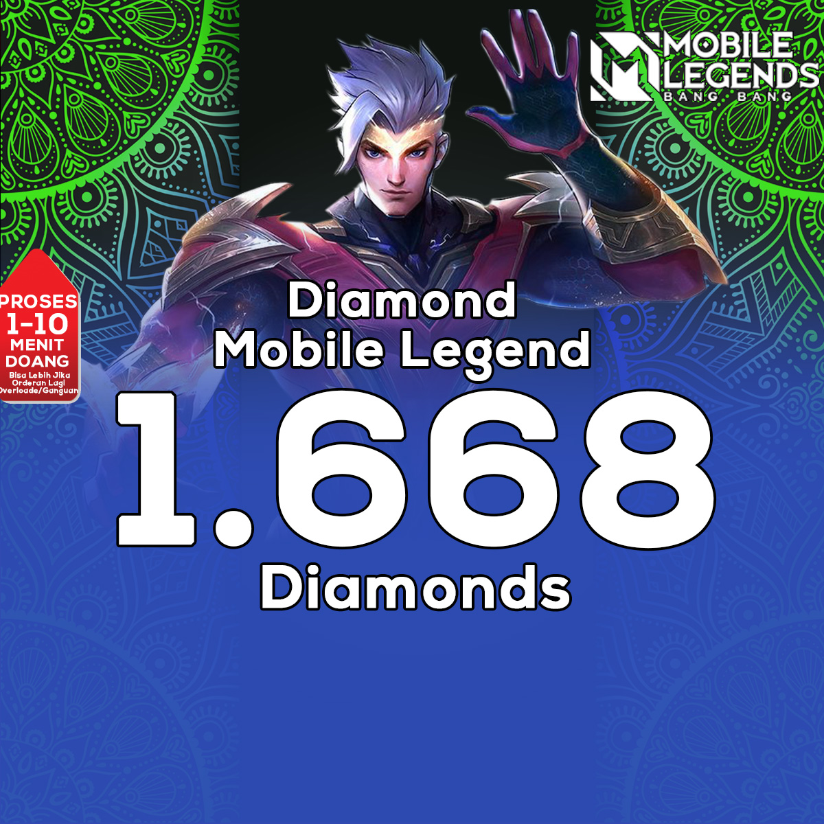 Jual 1668 Diamonds Mobile Legends 212 SHOPE | VCGamers