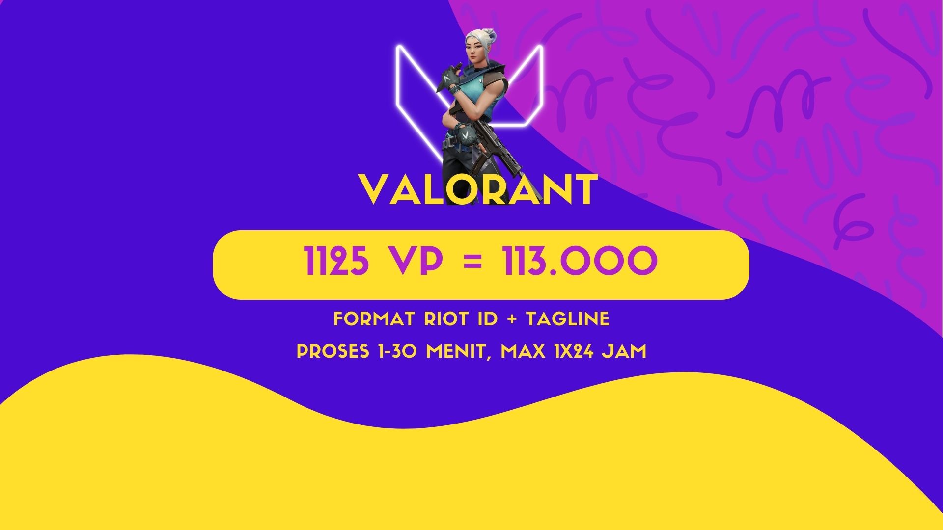 Jual 1125 Points Valorant kitthenz store | VCGamers