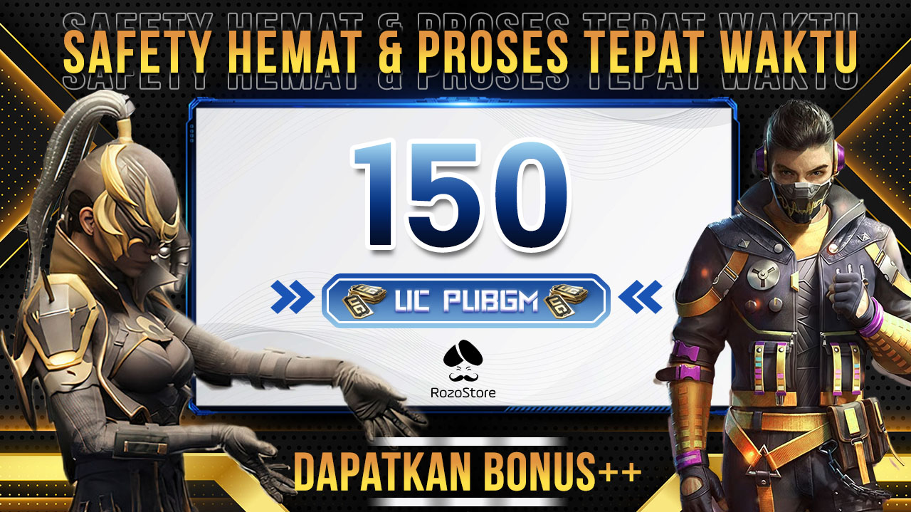 Jual 150 UC PUBG Mobile RozoStore | VCGamers