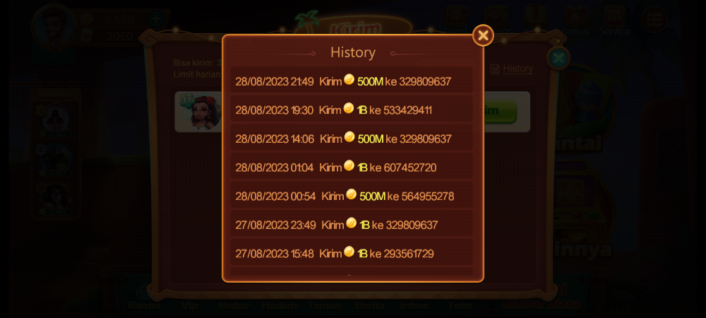 Jual 400M Koin Emas-D Higgs Games Island bakul_chip | VCGamers