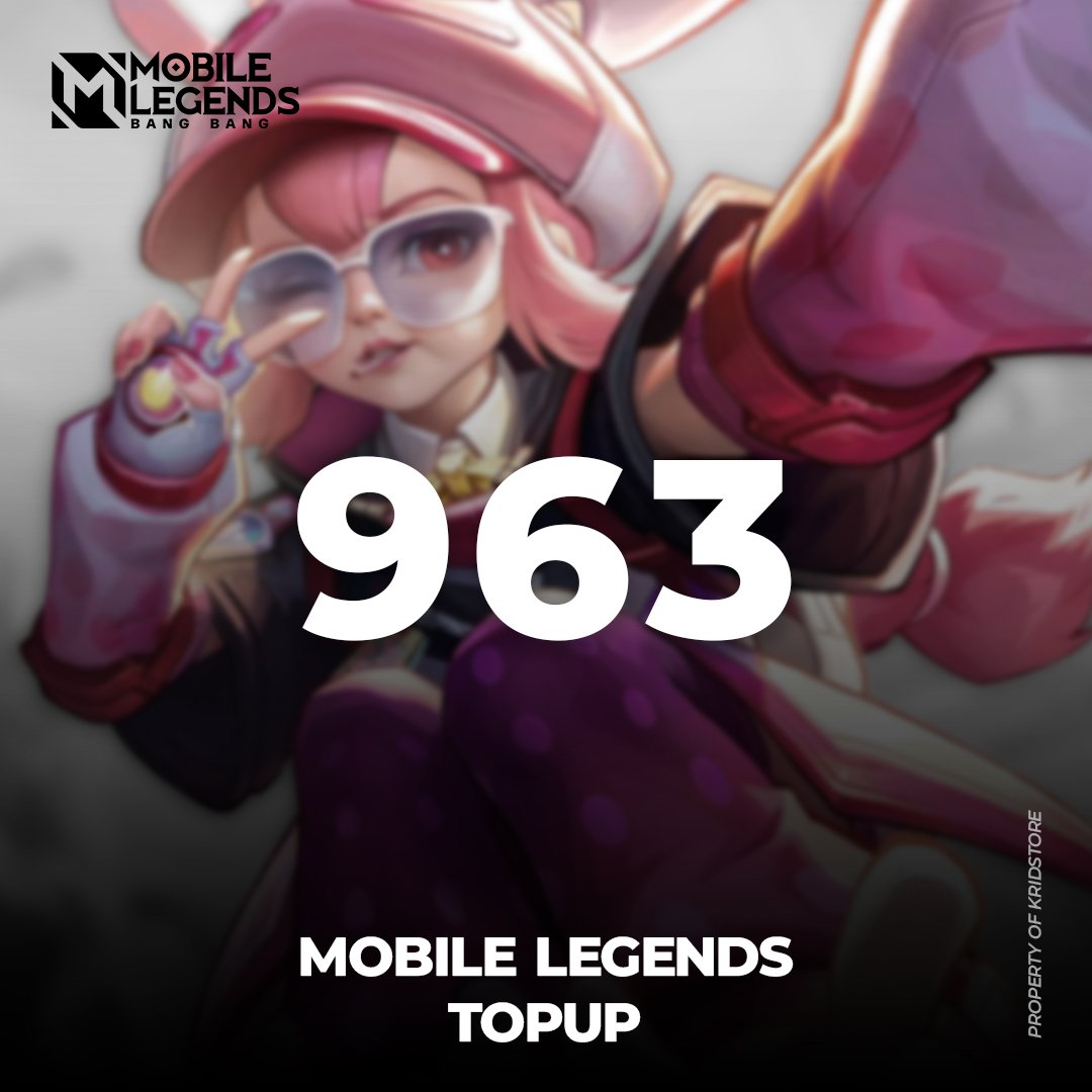 Jual 963 Diamonds Mobile Legends kridstore | VCGamers