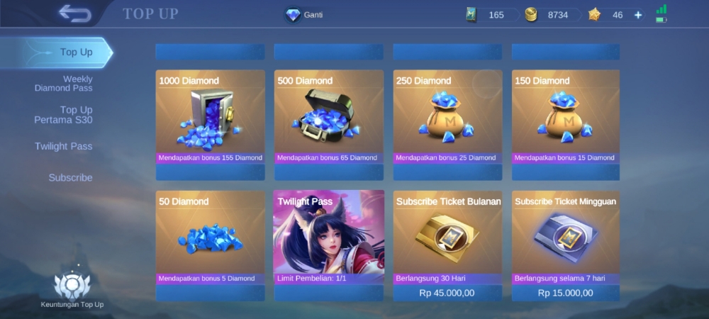 Jual 300 Diamonds Starlight Member Mobile Legends ud shop .lw malum | VCGamers