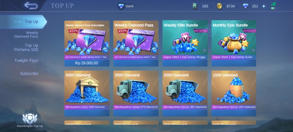 Jual 300 Diamonds Starlight Member Mobile Legends ud shop .lw malum | VCGamers