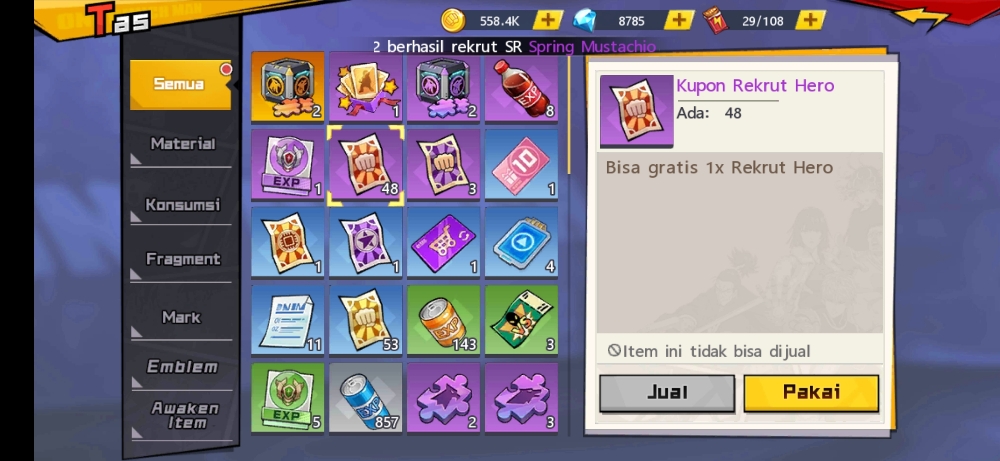 Jual Akun Gacha 8k Diamond | One Punch Man The Strongest One Punch Man The Strongest zee@28shop | VCGamers