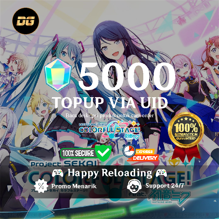 Jual 5000 Crystals Hatsune Miku Colorful Stage degamingstore | VCGamers