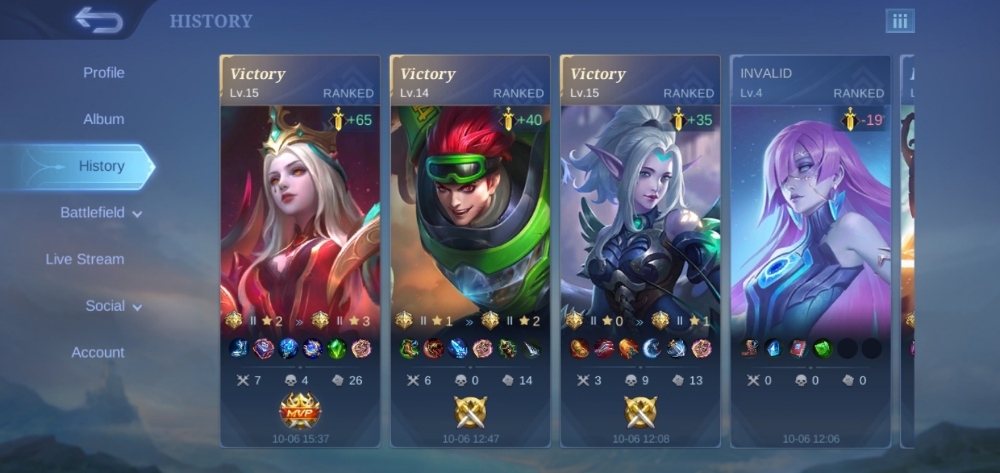 Jual Legend Perbintang Mobile Legends QueryKuy | VCGamers