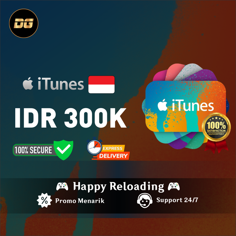 Jual IDR 300.000 iTunes degamingstore | VCGamers