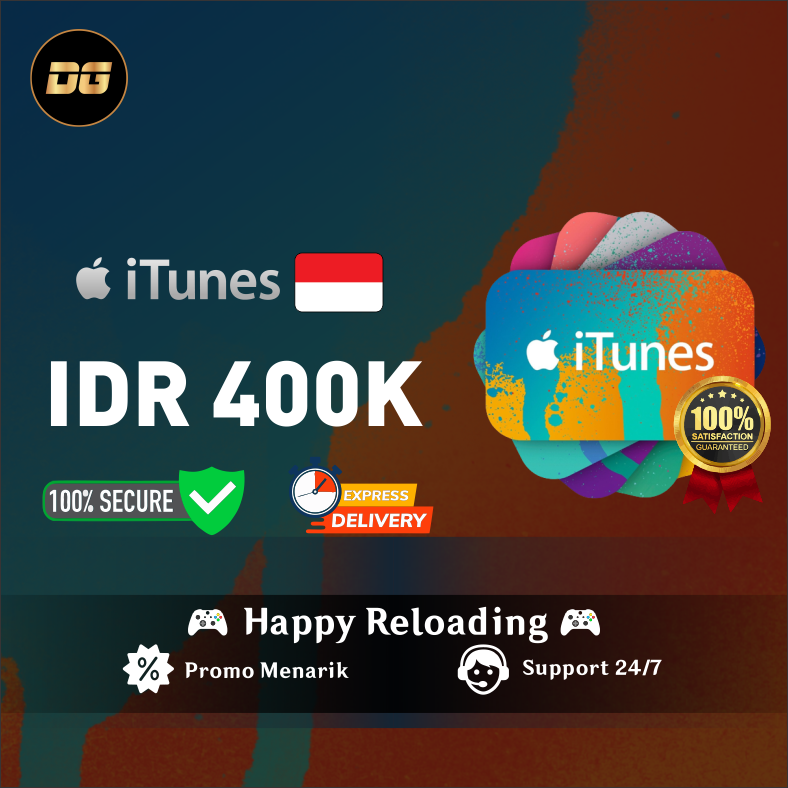 Jual IDR 400.000 iTunes degamingstore | VCGamers