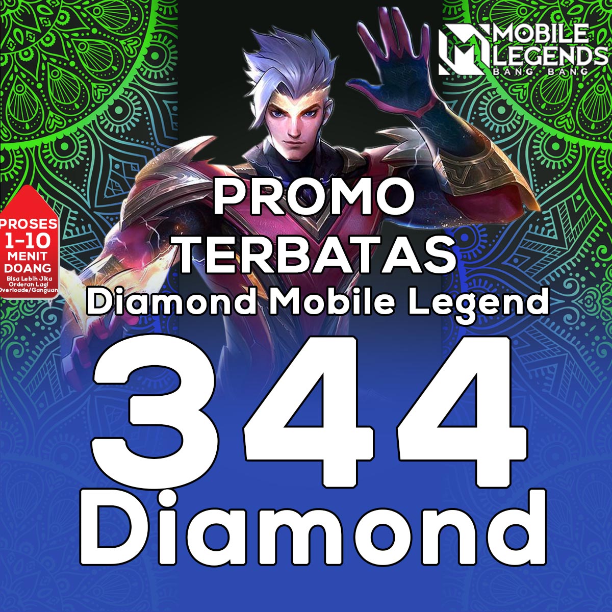 Jual 344 Diamonds Mobile Legends 212 SHOPE | VCGamers