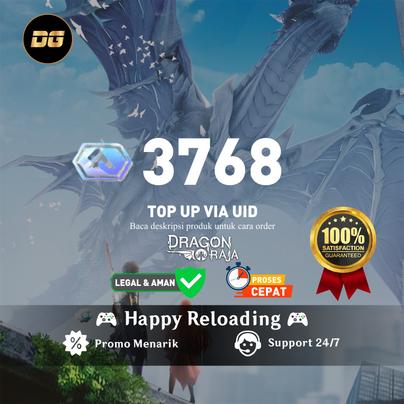 Jual 3768 Coupons Dragon Raja degamingstore | VCGamers
