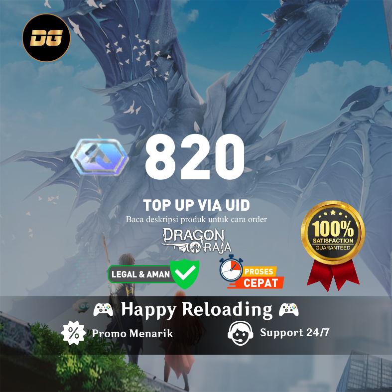 Jual 820 Coupons Dragon Raja degamingstore | VCGamers