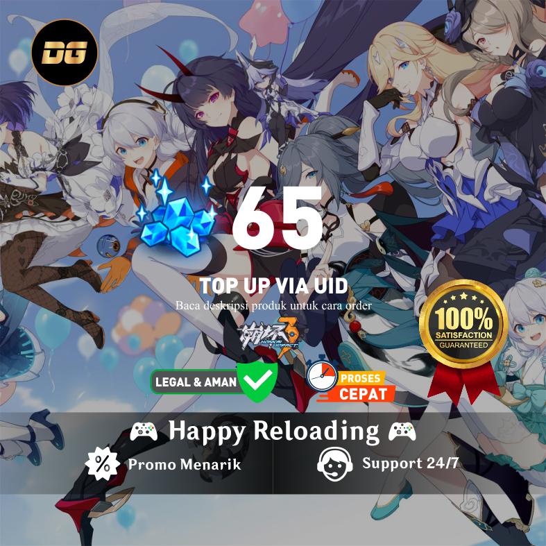 Jual 65 Crystal Honkai Impact 3 degamingstore | VCGamers