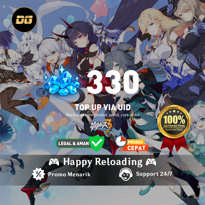 Jual 330 Crystal Honkai Impact 3 degamingstore | VCGamers