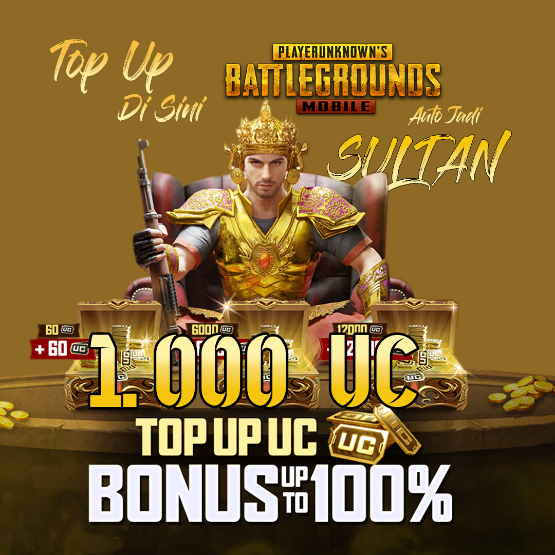 Jual 1000 UC PUBG Mobile Malam Shop | VCGamers