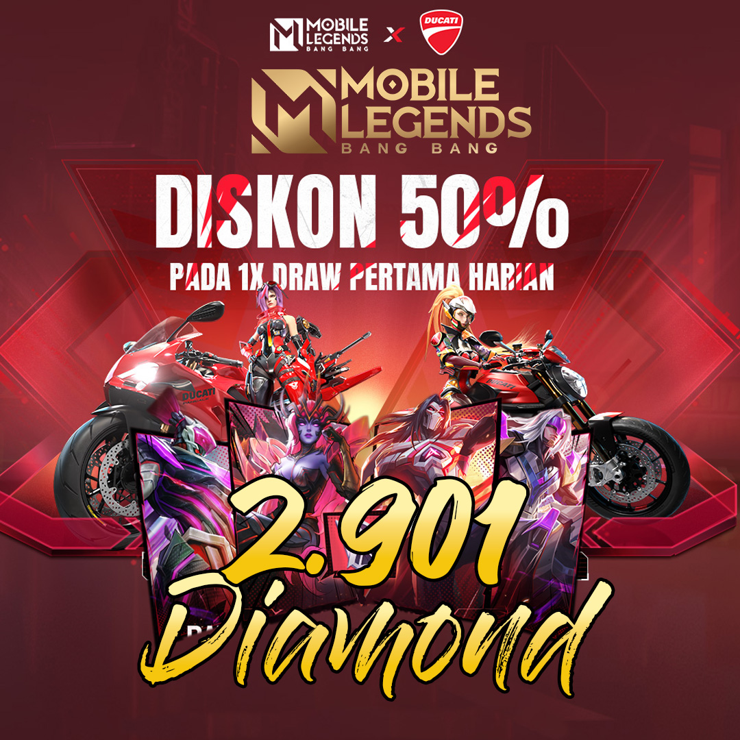 Jual 2901 Diamonds Mobile Legends Malam Shop | VCGamers