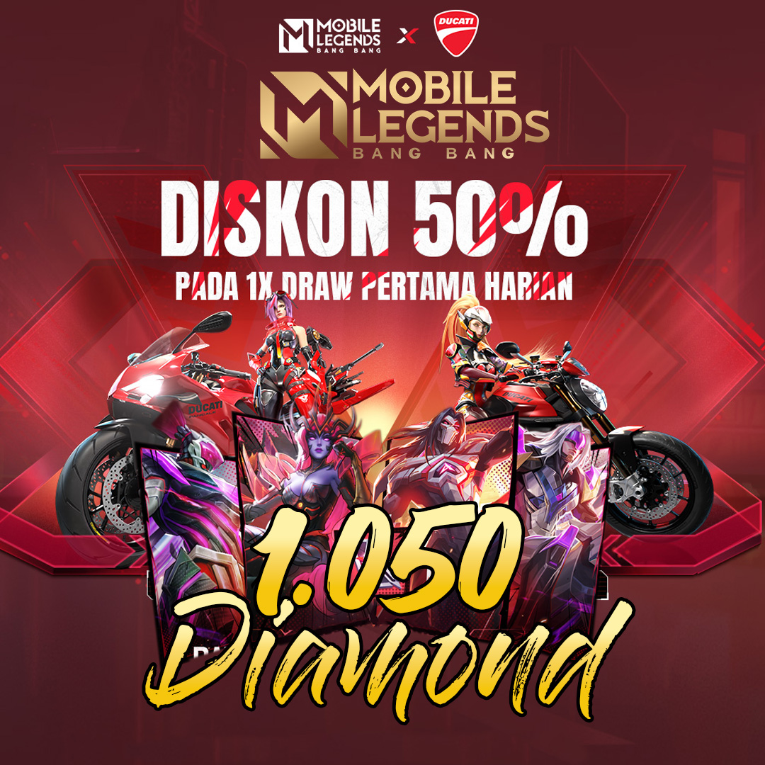 Jual 1050 Diamonds Mobile Legends Malam Shop | VCGamers